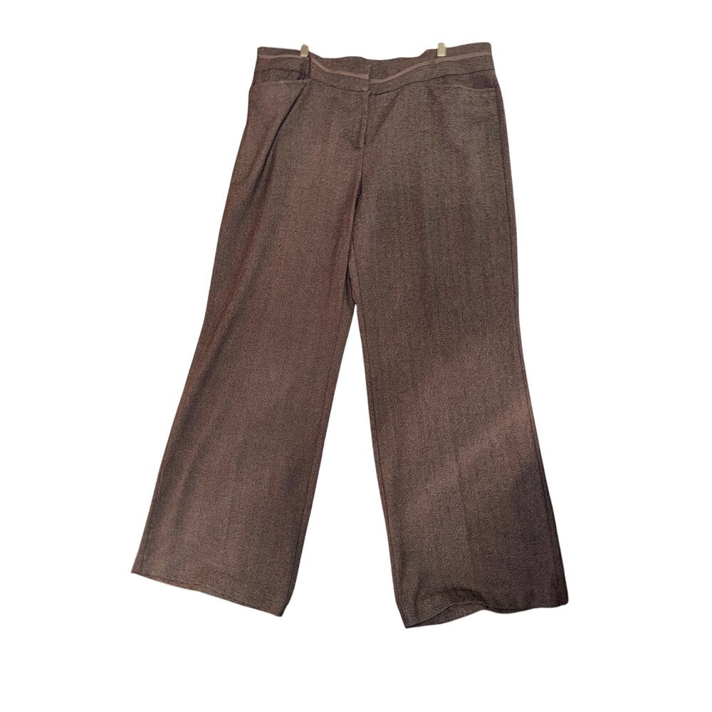 Long tall sally women’s brown trousers pants plus size 20 office career Canada